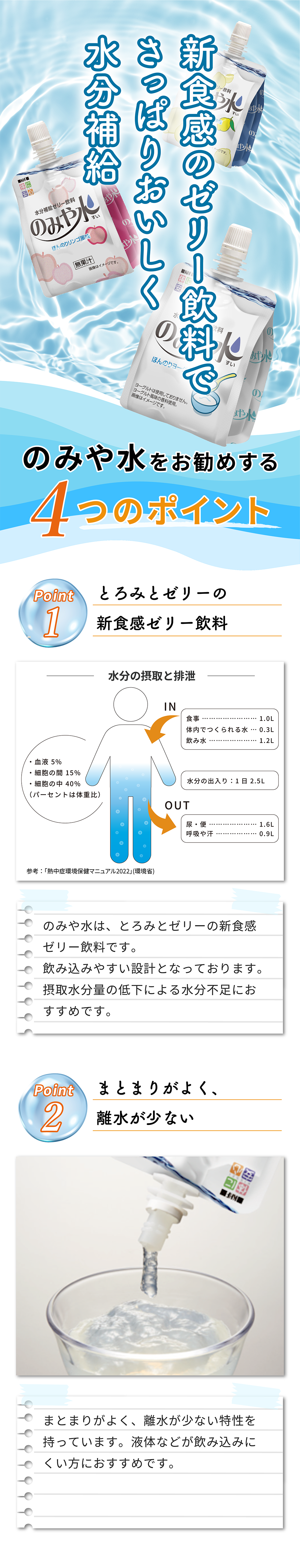 のみや水をお勧めする４つのポイント 前半